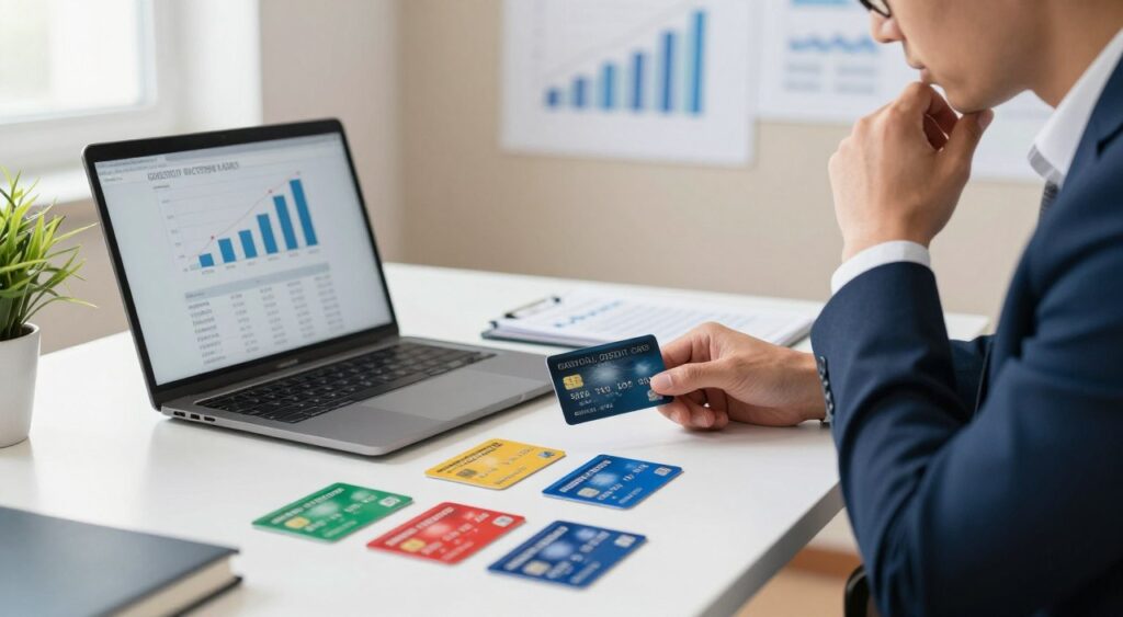 como escolher o cartão de crédito