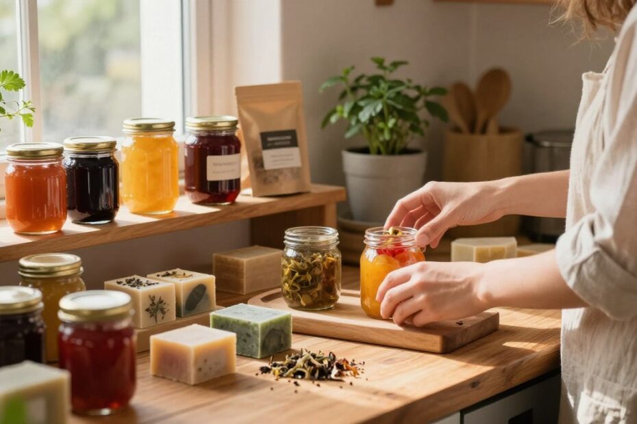 renda extra com produtos caseiros